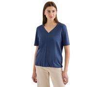 Cecil Camiseta de Aspecto túnica Sporty Denim Blue S