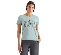 Cecil Camiseta de Cuello Redondo con Estampado Frontal Crystal Mint S
