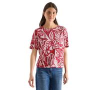 Cecil Camiseta de Manga Corta con Aspecto de fragmento Glazed Apple Red XXL
