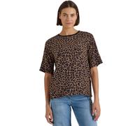 Cecil Camiseta de Manga Corta con Estampado Leo Creamy Mocha XL