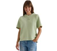 Cecil Camiseta de Manga Corta para Mujer 3230903 con Capucha y Palabra (1 Unidad), Raw Matcha Lime, S