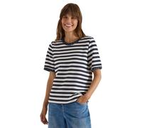 Cecil Camiseta de Mujer con Cuello Redondo y Detalles Leo 3231335, Urban Dark Blue, M