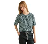 Cecil Camiseta de Mujer con Detalle de Botones, Cool Salvia Green, XS