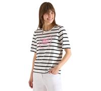 Cecil Camiseta de Rayas con Purpurina Universal Azul XS