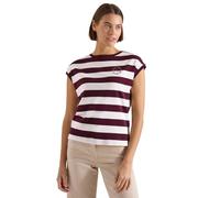 Cecil Camiseta de Rayas Sweet Grape Red XXL