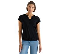 Cecil Camiseta en Aspecto túnica Negra XS