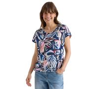 Cecil Camiseta Estampada con Detalle de Encaje Universal Azul XXL