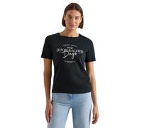 Cecil Camiseta para Mujer 3230421 con Cuello de Barco y Obra de Arte (1 Unidad), Palm Breeze Green, M