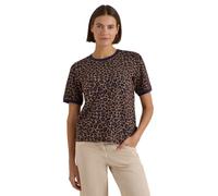 Cecil Camiseta para Mujer 3231330 con Cuello Redondo y Estampado Leo, Creamy Mocha, XS