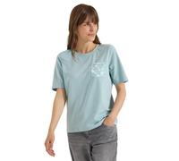 Cecil Camiseta para Mujer con Cuello Redondo y Bolsillo en el Pecho, Cuello Redondo y Bolsillo en el Pecho (1 Unidad), Menta cristalina, S