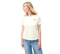 Cecil Camiseta para Mujer con Detalle de Palabra, Vanilla White., XL