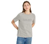 Cecil Camiseta rígida con Palabra Milky Grey Melange M