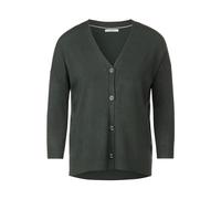 Cecil Cárdigan con Forma Abotonada, Strong Khaki, L para Mujer