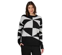Cecil Cosy Geometric Intarsia, Negro, S