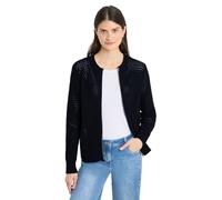 Cecil Crochet - Cárdigan Universal (Talla L), Color Azul