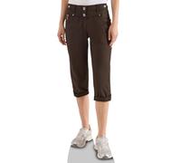 Cecil Pantalón 3/4 Slim Leg Turn-Up Brown Cacao 27
