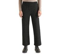 Cecil Pantalón de Pierna Ancha Brillante Negro L