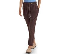 Cecil Pantalón de Pierna Entallada de Cintura Media en Color marrón Cacao XS