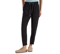 Cecil Pantalón de Pierna Entallada de Cintura Media, Talla L, Color Negro