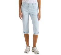 Cecil Pantalones 3/4 Slim Leg Turn-Up Diamond Blue 27
