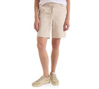 Cecil Pantalones Cortos de Pierna Ancha, Color Beige Perla 34
