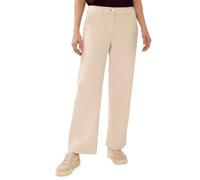 Cecil Pantalones de Pana de Pierna Ancha, Color Beige, 36