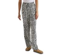 Cecil Pantalones de Pierna Recta con Estampado de Cebra Palm Breeze Green 2X