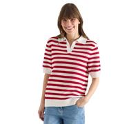 Cecil Polo de Malla a Rayas Glazed Apple Red S