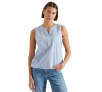 Cecil Seersucker Blusentop Blouse Blue XXL