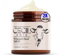 Cecil Skin 100% sal de res alimentada con pasto: nutre y protege tu piel con sebo de pasto, rico en nutrientes y naturalmente lleno de vitaminas A, D, K y E para ayudar a la resta