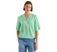 Cecil Solid Splitneck Blouse Juicy Lime XL