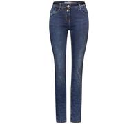 Cecil Style Scarlett 2-knopf 59 Pantalones Vaqueros de Corte Casual, Mid Blue Wash, 32W / 32L para Mujer