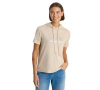 Cecil Sudadera con Capucha con Palabra Perla, Color Beige, L