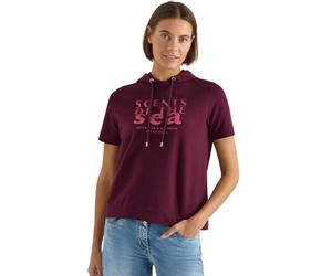 Cecil Sudadera con Capucha con Palabra Sweet Grape Rojo, Talla M