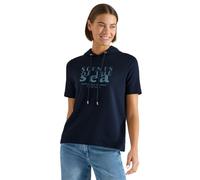 Cecil Sudadera con Capucha con Palabra Universal, Talla M, Color Azul