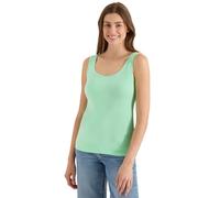 Cecil Top Básico con Cuello Redondo de Algodón Juicy Lime M