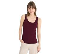 Cecil Top básico Sweet Grape Red XXL