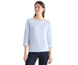Cecil Tos Vertical Striped Camiseta Cloud Blue S
