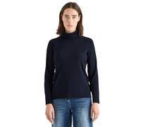 Cecil Urban Dark Blue M - Camiseta de Manga Larga de Malla Acanalada