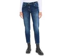 Cecil Vaqueros Slim Leg Mid Blue Wash 27