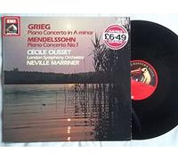 Cecile Ousset - EL 270184 1 CECILE OUSSET Grieg / Mendelssohn Piano Concertos vinyl LP