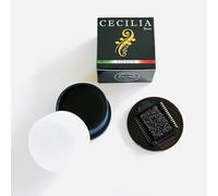 CECILIA - Colofonia para bajo fórmula "más firme", colofonia especialmente formulada para arcos de lubina con esparcidor de colofonia incluido