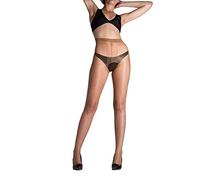 Cecilia de Rafael Vidrio A Medias, 15 DEN, Negro, X-Large (Tamaño del Fabricante:5) para Mujer