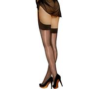 Cecilia de Rafael Vidrio Bas Medias, 15 DEN, Transparente (Natural), Medium (Tamaño del Fabricante:3) para Mujer