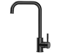 CECIPA Grifo Cocina con Caño Alto,Grifos Cocina Fregadero Giratorio 360°, Torneira Cozinha Agua Caliente Y FríA De Acero Inoxidable 304,Resistente a la Corrosión Torneira Monomando Cozinha, Nergo