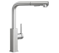 CECIPA Grifo Cocina Extraíble, Grifo Fregadero Acero Inoxidable, Grifo de Cocina Extensible, Grifo Monomando Cocina con Doble Chorro, Torneira Cozinha 360° Giratorio, Griferia Cocina Moderno