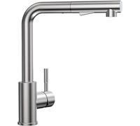 CECIPA Grifo Cocina Extraible, grifos cocina fregadero con Ducha de 2 Modos de Rociado, Grifo de Cocina Giratorio 360 ° con Burbujeador Desmontable, Caliente y Fria Agua, Acero Inoxidable Cepillado