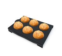 Cecoa • Molde para bollos tradicional • Perforado • 6 cavidades • Horneado Homogénico • 100% silicona de alta calidad • Resistencia y libre de BPA • Cocina perfecta • Ideal para panadería en casa