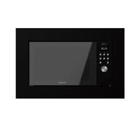 Cecotec Microondas encastrable Digital GrandHeat 2000 Built-In Black. 700W, Integrable, 20 l, Grill, 9 Funciones preconfiguradas, Quick Start, Diseño elegante