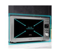Cecotec - 01399 microondas Negro, Acero Microondas con grill Encimera 20 L 700 W